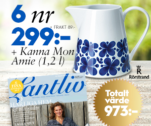Tidningspremie: Lantliv - 6 nr + Kanna Mon Amie från Rörstrand